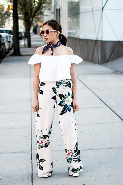 White-top-light-pink-wide-leg-pants